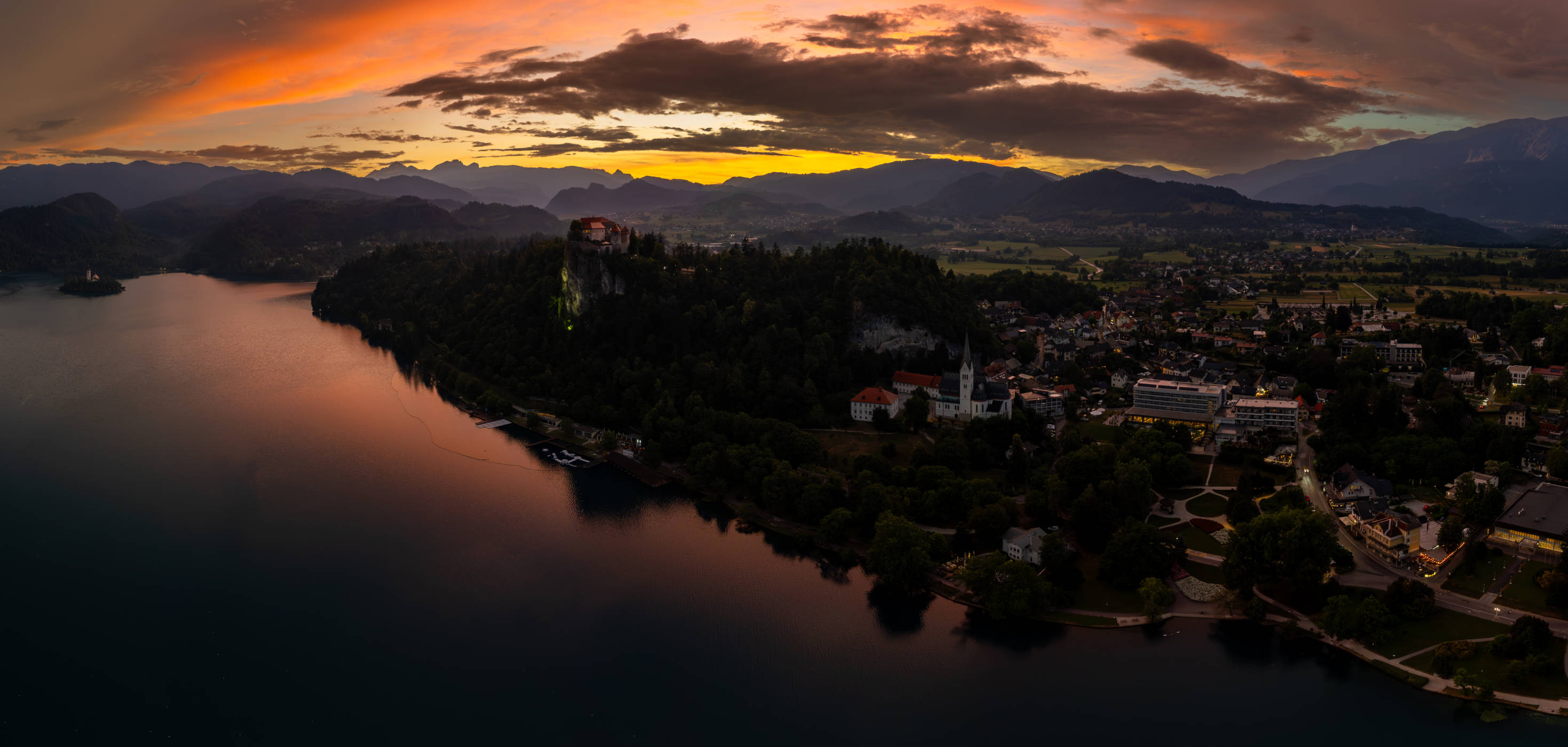 Lake Bled accommodation and destination view